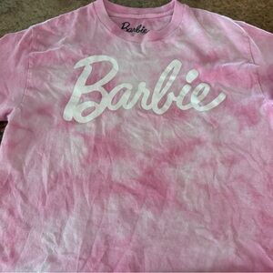 Barbie Pink Tie-Dye juniors Shirt size small